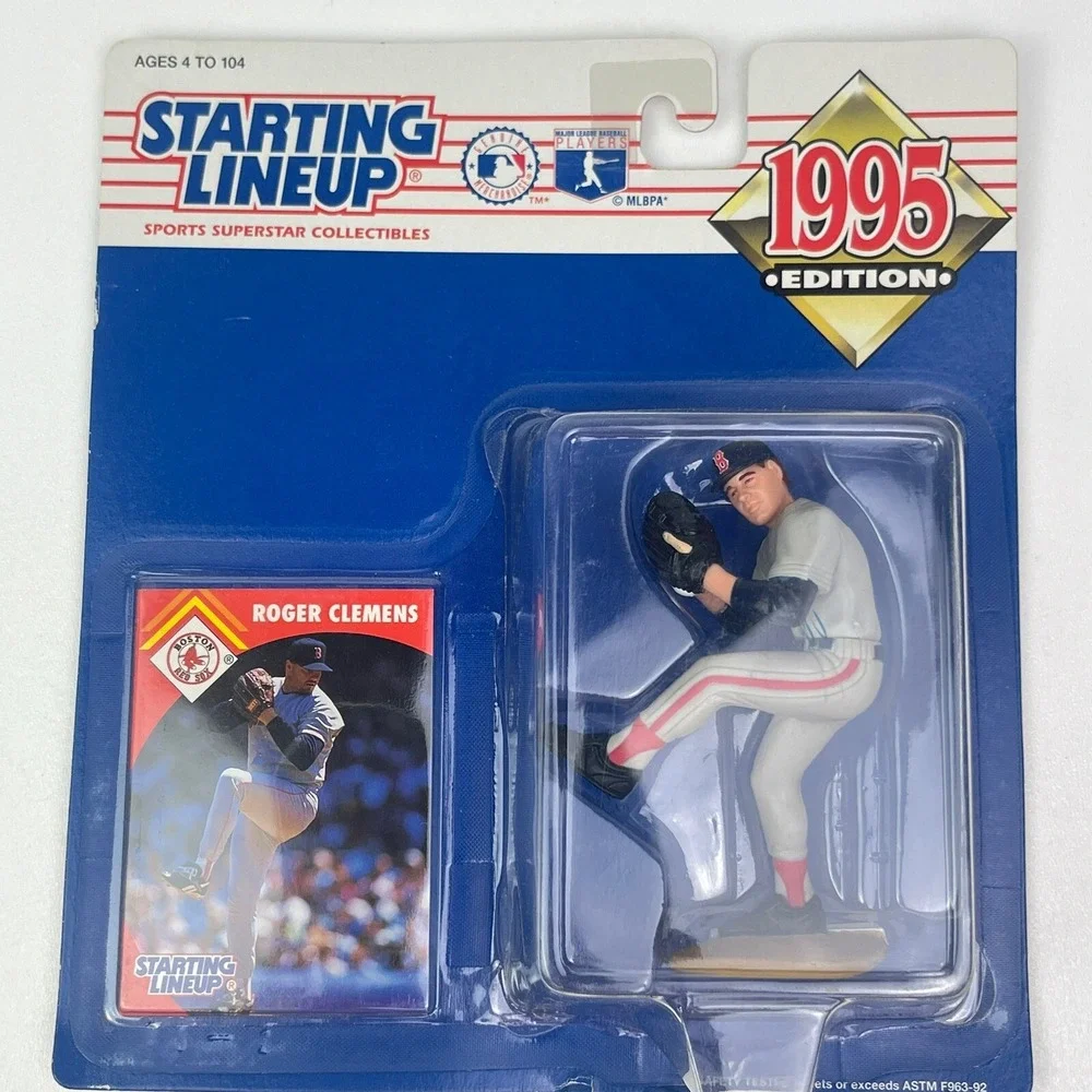 1995 Starting Lineup Roger Clemens Boston Red Sox SLU Kenner Sports Figure